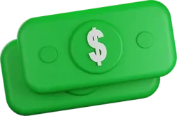 banknote dollar green cash money saving exchange finance and budget concept 3d icon cartoon minimal1 banknote dollar green cash money saving exchange finance and budget concept 3d icon cartoon minimal1