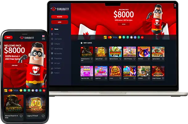 Canada777 desktop and mobile